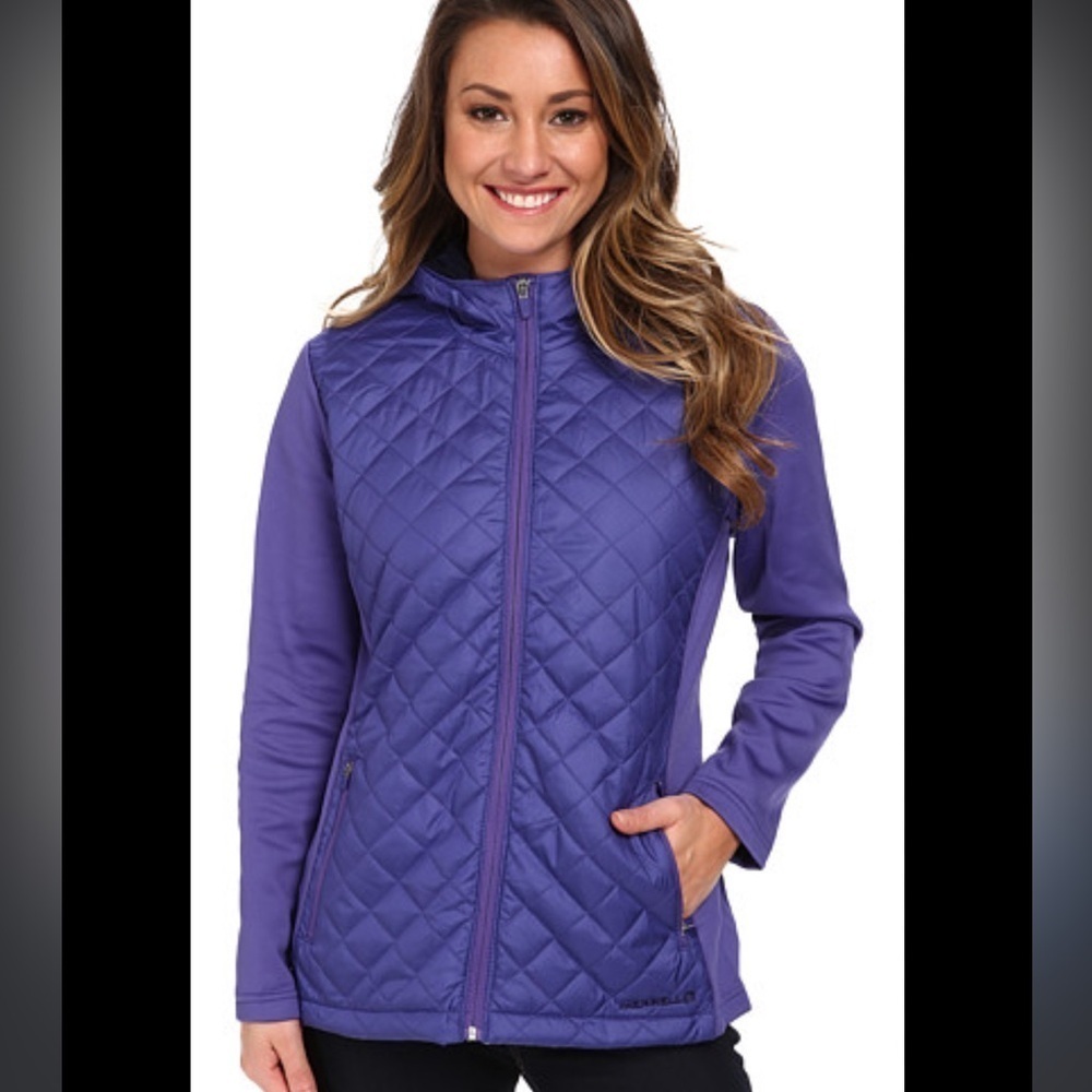 Merrell Soleil Mixer Redux Quilted Hooded Full Zip Casual Mid-Weight Jacket